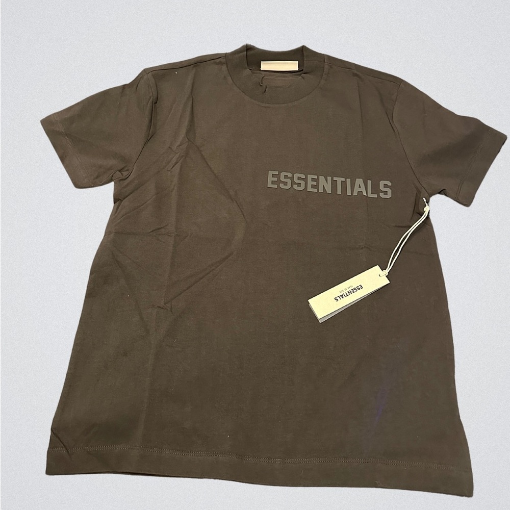Fear of God Essentials Men's Off Black T-Shirt